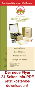 Buschbl&uuml;ten Flyer der Australian Bush Flower Essences