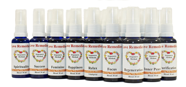 Vitalsprays der Love Remedies Bl&uuml;tenessenzen